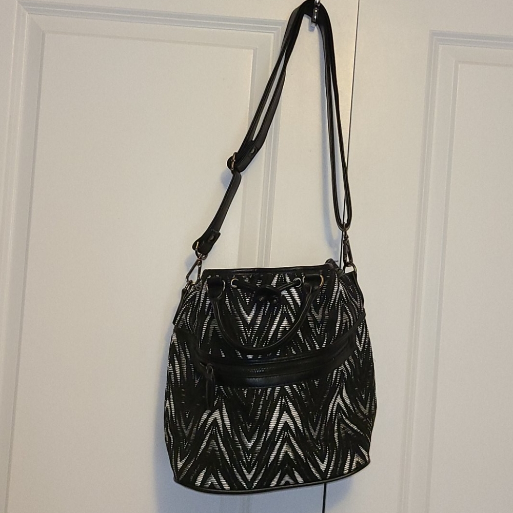 Topshop bucket convertible bag nwot